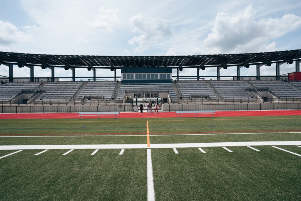under armour - the house - field and stands